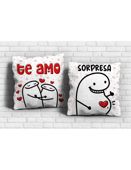 Almohadones amor Flork