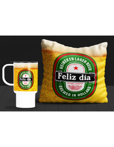 Almohadón jarro Bebidas Día del Padre