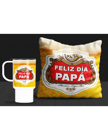 Almohadón jarro Bebidas Día del Padre