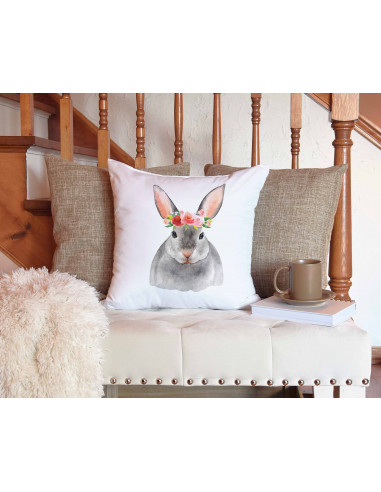 Almohadones animalitos flores