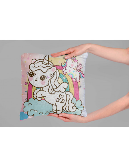 Almohadones para colorear pintar 2022