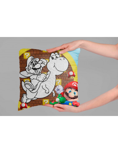 Almohadones para colorear pintar 2022