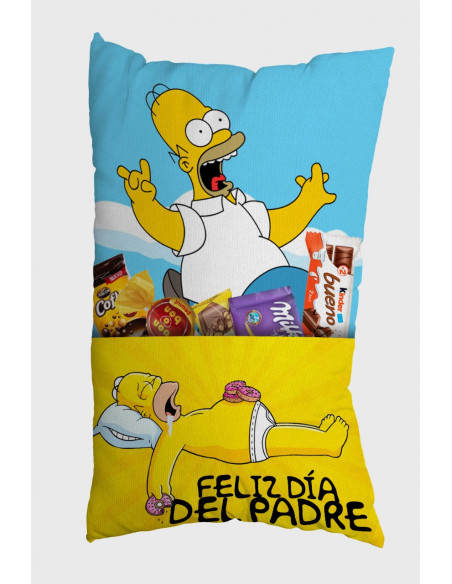 Almohadones bolsillo Simpson Día del Padre