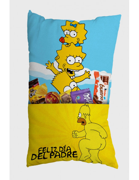 Almohadones bolsillo Simpson Día del Padre
