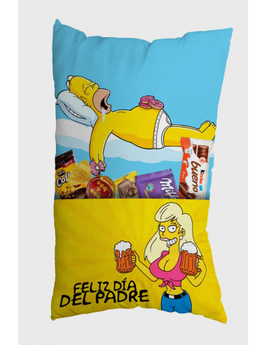 Almohadones bolsillo Simpson Día del...