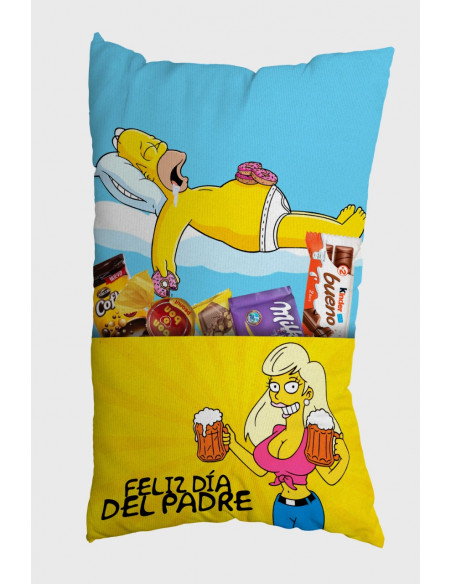 Almohadones bolsillo Simpson Día del Padre