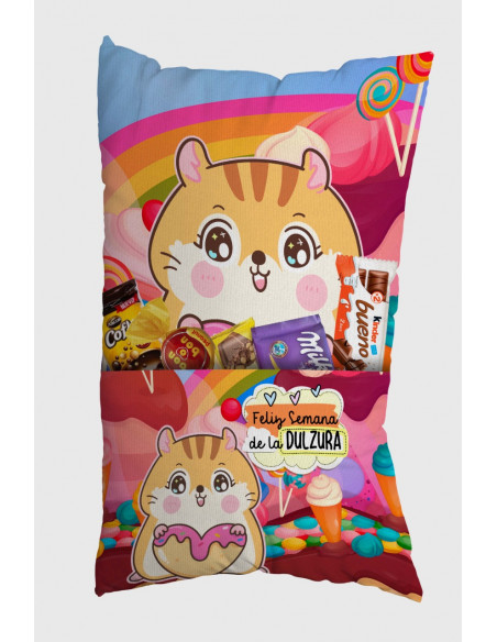 ALMOHADONES CON BOLSILLO SEMANA DE LA DULZURA
