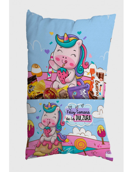 ALMOHADONES CON BOLSILLO SEMANA DE LA DULZURA