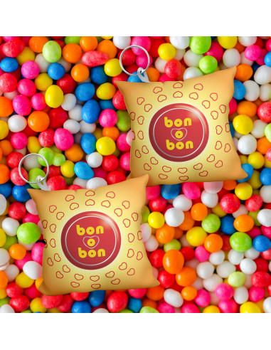 Llavero almohadita golosinas