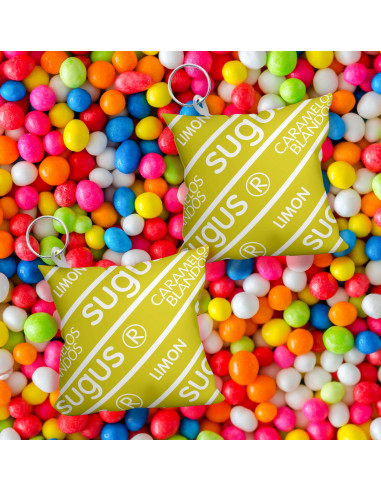 Llavero almohadita golosinas