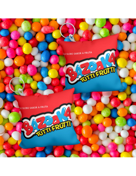 Llavero almohadita golosinas