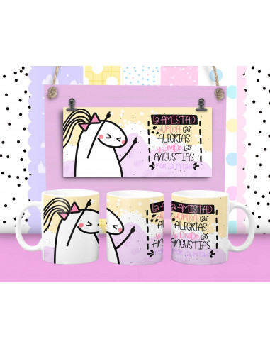 Tazas día del amigo flork