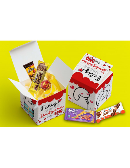 Caja Cubo Sublimación Semana de la dulzura