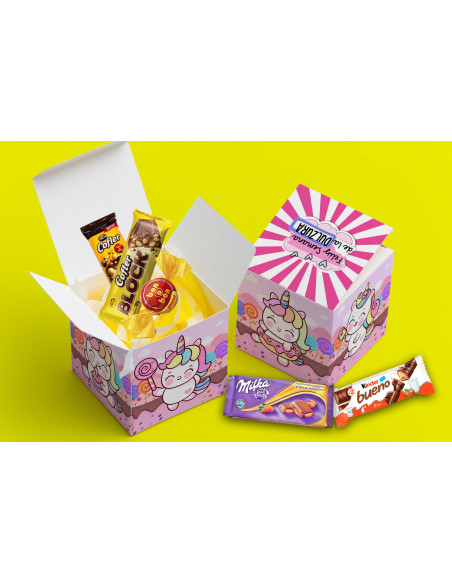 Caja Cubo Sublimación Semana de la dulzura