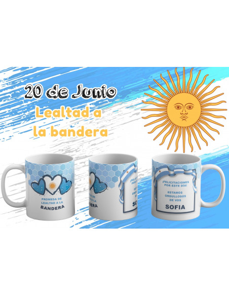 TAZAS LEALTAD A LA BANDERA