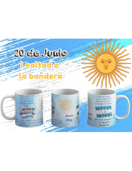 TAZAS LEALTAD A LA BANDERA