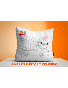 ALMOHADONES COLOREAR UNIR