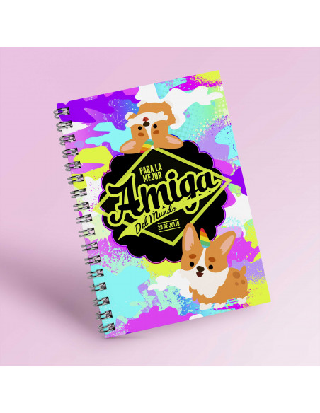 CUADERNO FRASES DIA DEL AMIGO