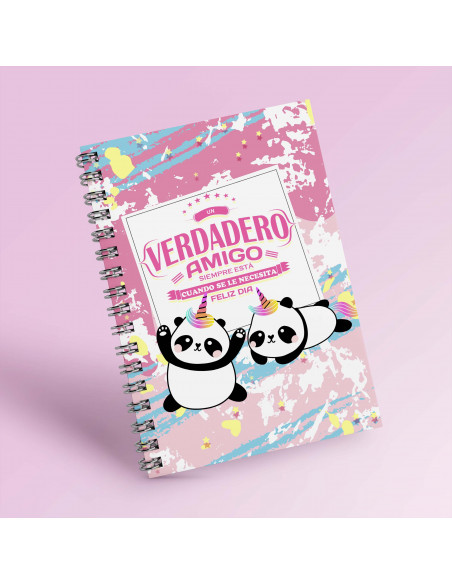 CUADERNO FRASES DIA DEL AMIGO