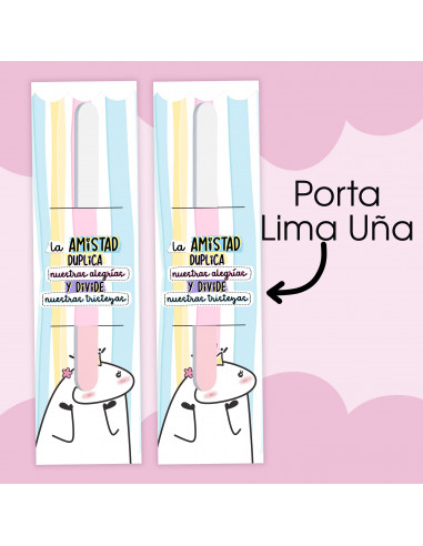 Porta Lima de uñas día del amigo