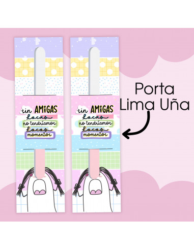 Porta Lima de uñas día del amigo