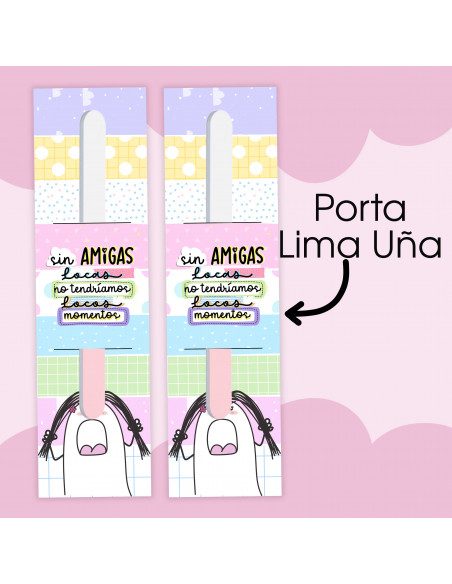 Porta Lima de uñas día del amigo