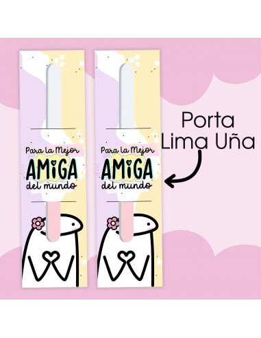 Porta Lima de uñas día del amigo