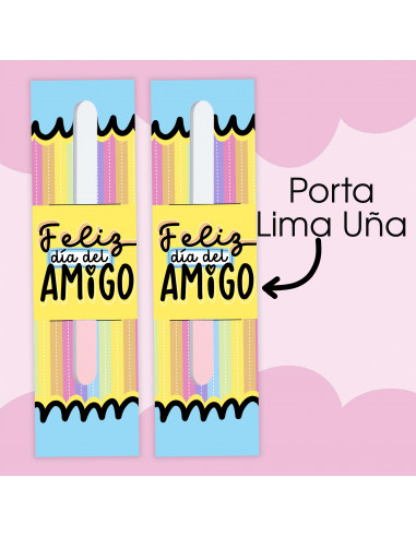 Porta Lima de uñas día del amigo