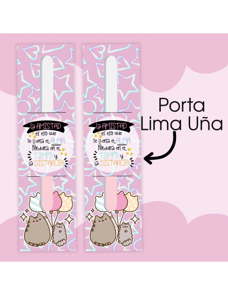 Porta Lima de uñas día del amigo