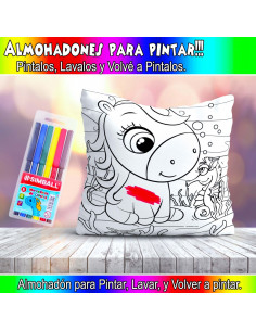 ALMOHADONES PARA COLOREAR...