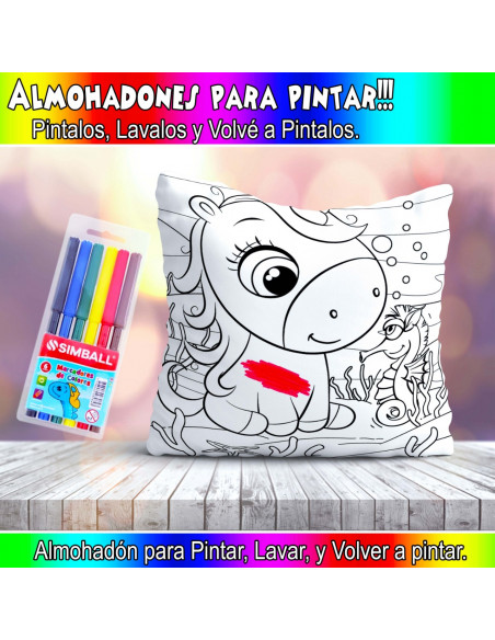 ALMOHADONES PARA COLOREAR PACK 2