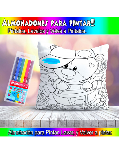 ALMOHADONES PARA COLOREAR PACK 2