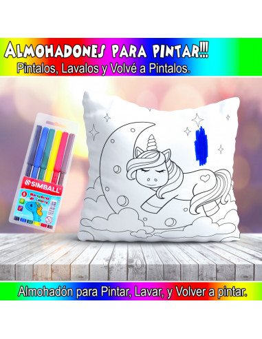 ALMOHADONES PARA COLOREAR PACK 2
