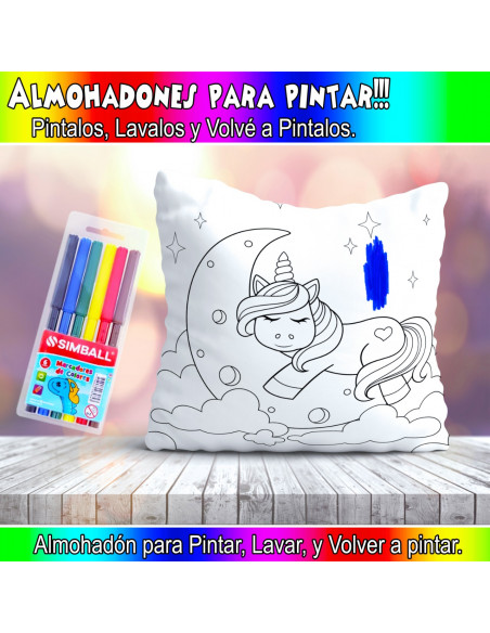 ALMOHADONES PARA COLOREAR PACK 2