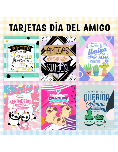 Tarjetas día del amigo