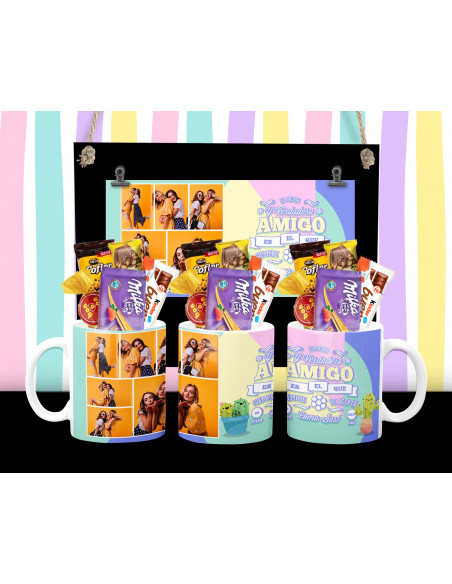 Taza foto día del amigo