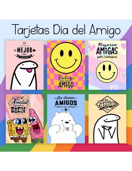 Tarjetas día del amigo