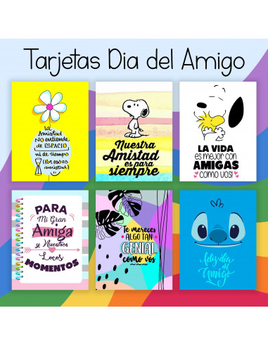 Tarjetas día del amigo