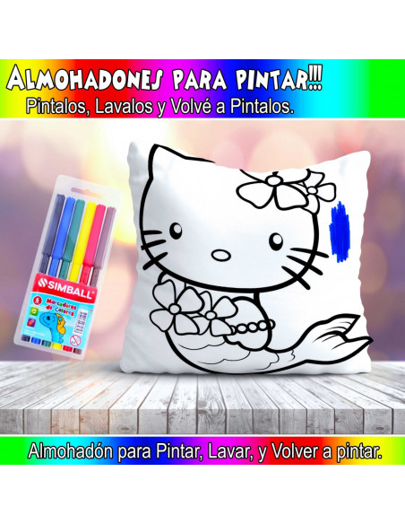 ALMOHADONES PARA COLOREAR PACK 2