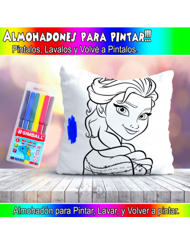 ALMOHADONES PARA COLOREAR PACK 2