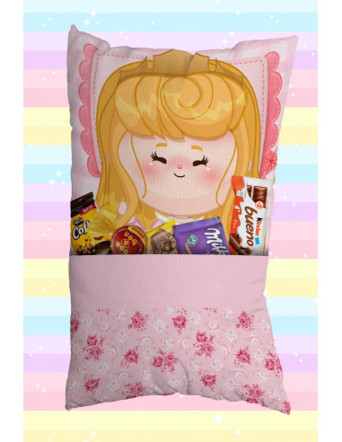 Almohadones bolsillo princesas