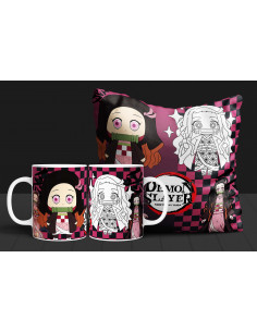 Almohadón + taza demon... 2