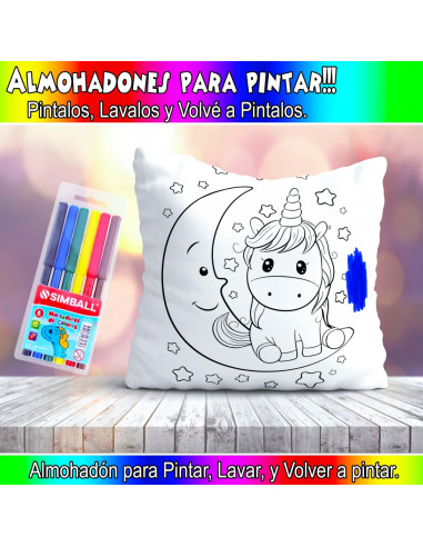 ALMOHADONES PARA COLOREAR PACK 2
