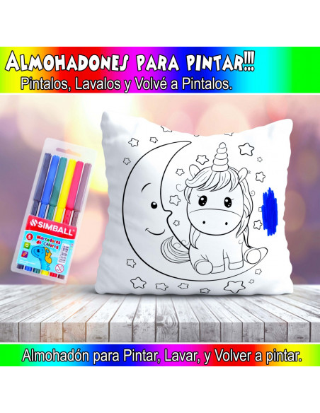 ALMOHADONES PARA COLOREAR PACK 2