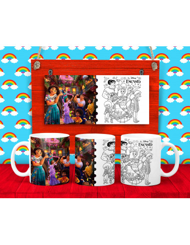 25 DISEÑOS DE TAZAS PARA COLOREAR