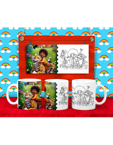 25 DISEÑOS DE TAZAS PARA COLOREAR