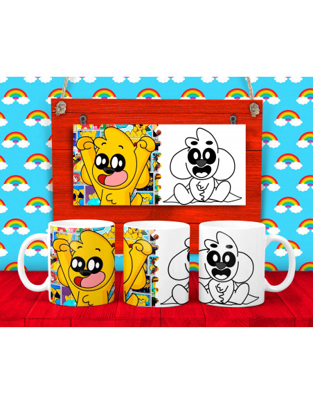 25 DISEÑOS DE TAZAS PARA COLOREAR