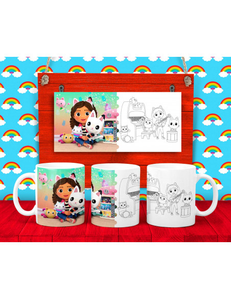 25 DISEÑOS DE TAZAS PARA COLOREAR