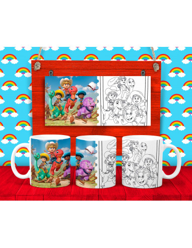 25 DISEÑOS DE TAZAS PARA COLOREAR