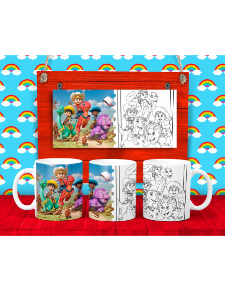 25 DISEÑOS DE TAZAS PARA COLOREAR